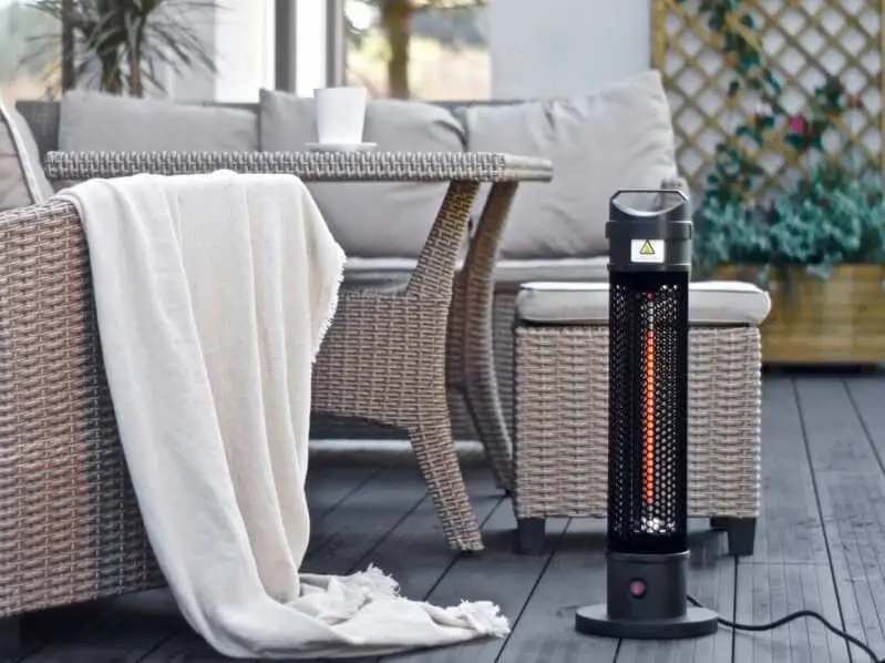 Gas-Heizpilze, Feuerkörbe & Infrarot-Heizstrahler - Hier die Vor- & Nachteile der einzelnen Systeme 6 Ecoq sole 360° infrarot-heizstrahler fühlt sich an wie ein lagerfeuer
