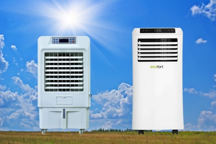 Luftkühler und mobiles klimagerät