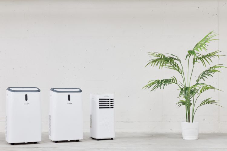 Kühlen mit ecoQ CoolAir Klimageräte Serie mit Wifi