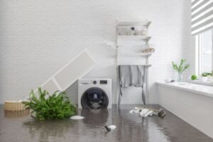 Hochwasser, Wasser im Haus, Inondations, eau dans la maison