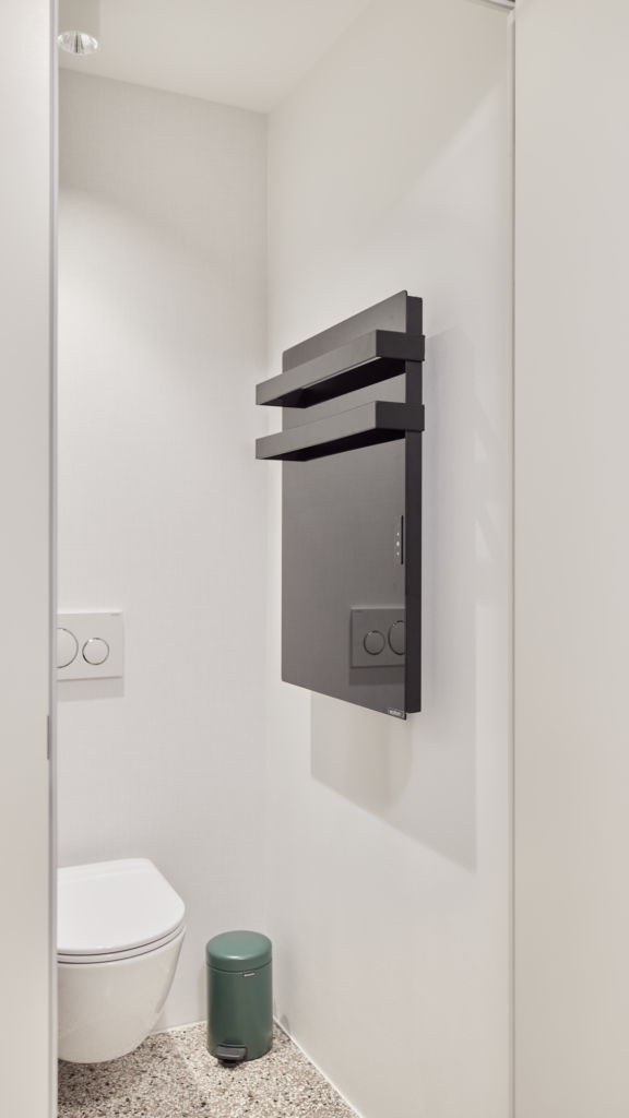 Ecoq bagno 700+ infrarot-hybridheizung, badezimmerheizung, ecoq bagno 700+ chauffage hybride infrarouge, chauffage de salle de bains