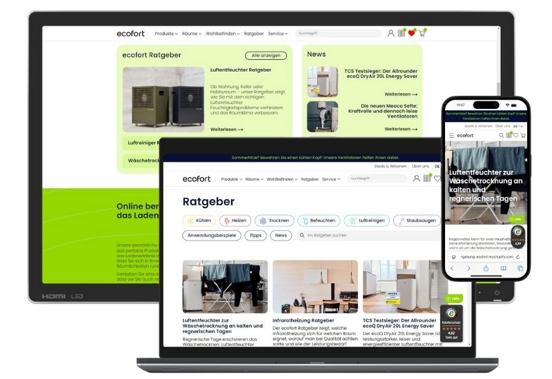 Entdecken Sie den neuen ecofort Shop – Ihr Einkaufserlebnis auf einem neuen Level 5 Ecofort shop ratgeber