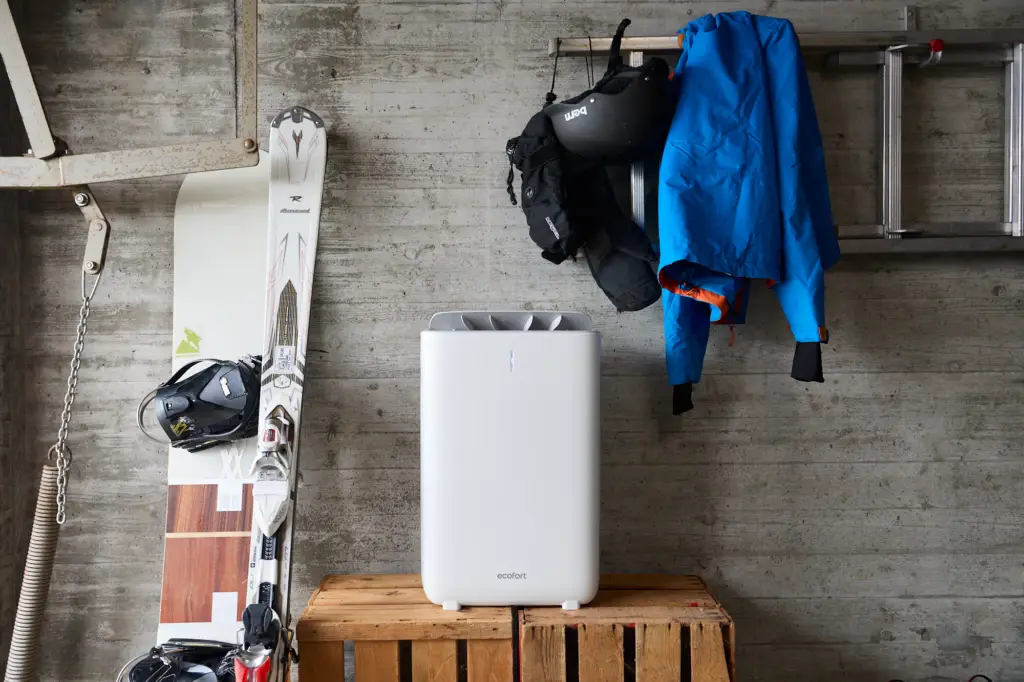 Luftentfeuchter für kalte räume, der ecoq dryair alpin