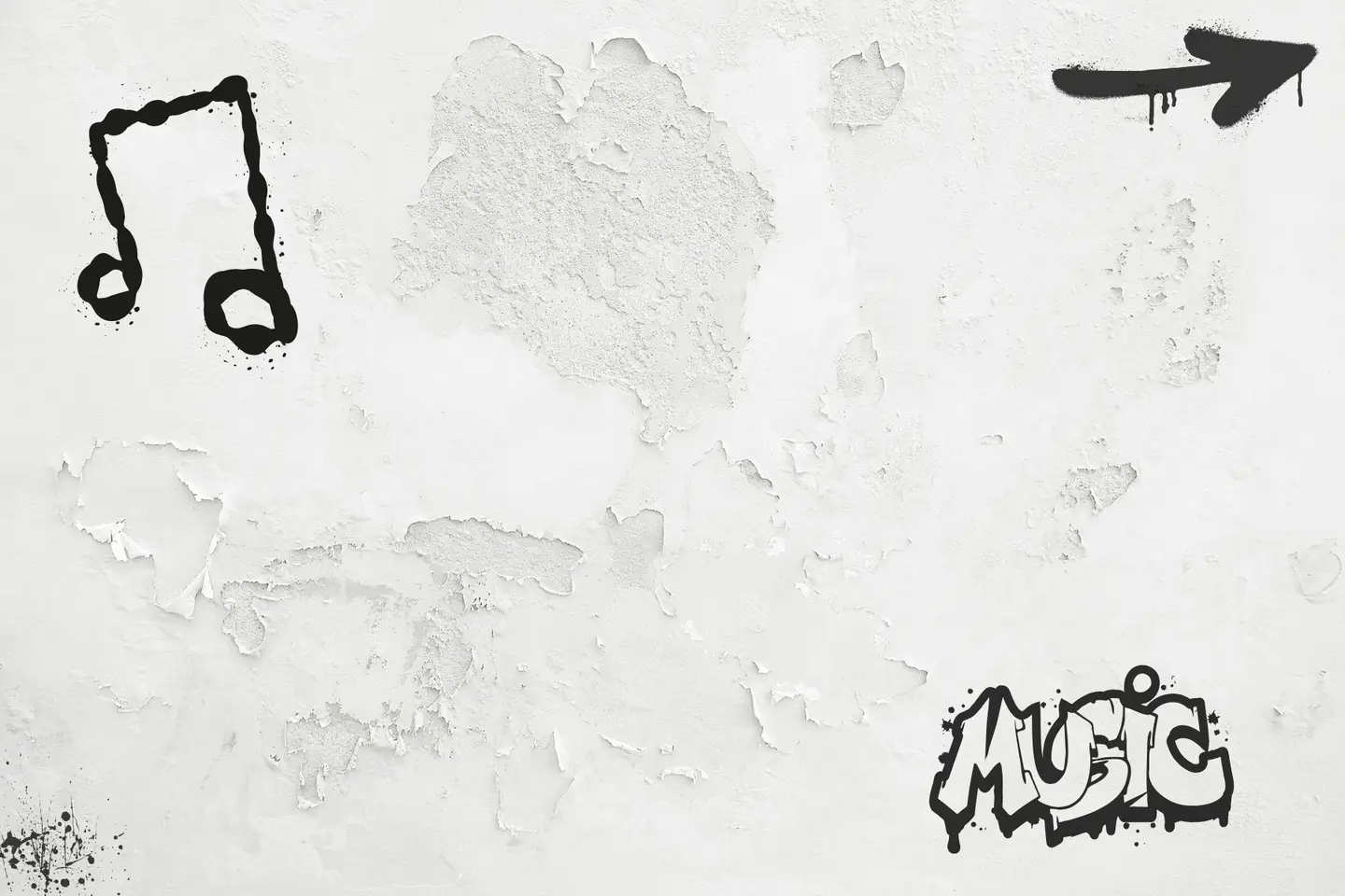 Zu viel Feuchtigkeit im Proberaum – was tun? 1 Graffitis et crépi écaillé dus à l'humidité dans la salle de répétition